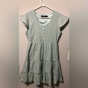 YIBOCK light green summer dress size S.